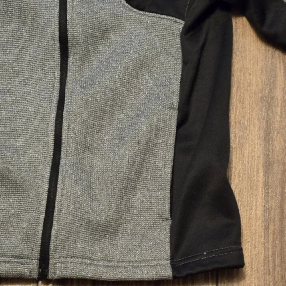 Kids SPYDER‎ Jacket Gray/Black Blue Logo Size S (7/8) EUC